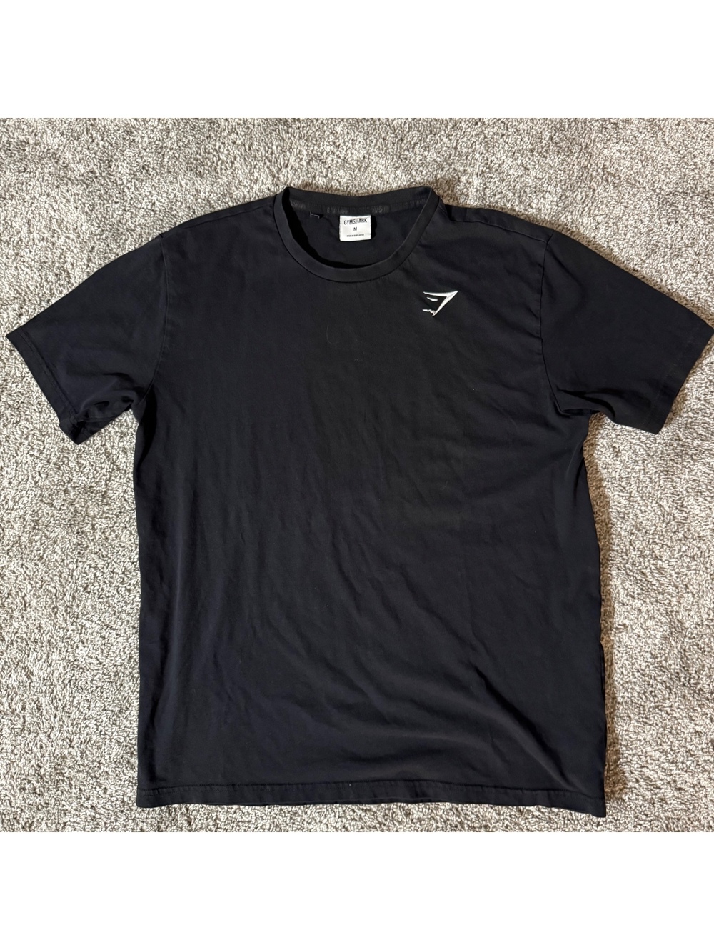 Gymshark Black Logo T-Shirt Medium